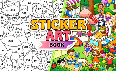 Sticker Art Book