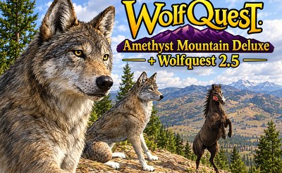 WolfQuest: Amethyst Mountain Deluxe + Wolfquest 2.5