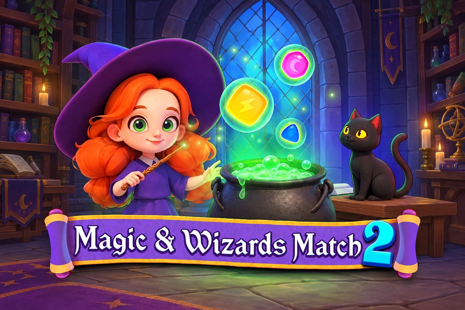 Magic and Wizards Match 2...