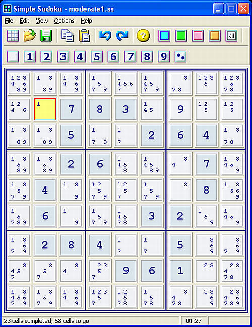 Simple Sudoku Image 1 Simple Sudoku Image 1